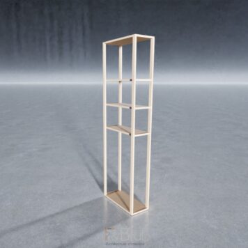 Etagère minimaliste sur mesure en bois naturel